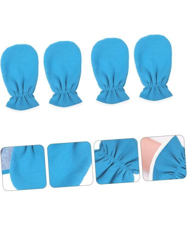 minkissy Paraffin Wax Covers 4 Pairs Maintenance Care Gloves Hand Gloves Flannel Work Moisturizing Moisturizing Gloves - Buy Online on GoSupps.com