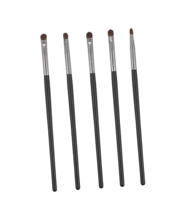 IWOWHERO 5pcs Eye Shadow Brush Makeup Brush Practical Eyeshadow Brush Makeup Eyeshadow Brush Wooden Handle