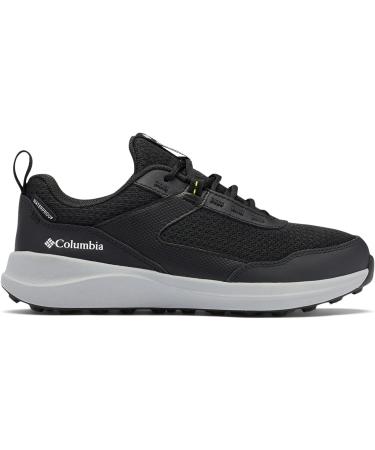 Columbia Hatana Waterproof Hiking Shoe - Big Kid (8-12 Years) | Size 6 | Black/White - Buy Online on GoSupps.com