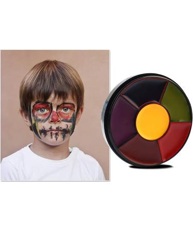 Mysense 3.5oz Nose and Scar Wax SFX Makeup Kit for Halloween Stage & Zombie Effects - Includes 6 Body Paint Colors, Spatula, Fake Blood Gel, Tatooes, Stipple Sponges - Buy Online on GoSupps.com