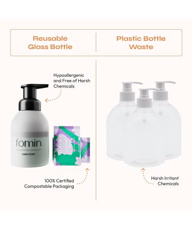 FOMIN Foaming Hand Soap Tablets (16 Count) - Variety Pack Sustainable Refills - 128 fl oz total - Buy Online on GoSupps.com