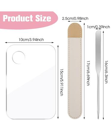 WLLHYF Stainless Steel Foundation Spatula | Korean Makeup Mixing Palette Picasso Spatula | Cosmetic Tool for Eye Shadow, Eyelash, Nail Art | Women Girls (Style A) - Buy Online on GoSupps.com
