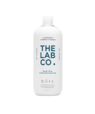 The Lab Co. Everyday Laundry Conditioner Fragrance Free 1 litre Fabric Softener for 40 loads Unscented Non-Bio Sensitive Fragrance Free 1 l (Pack of 1)