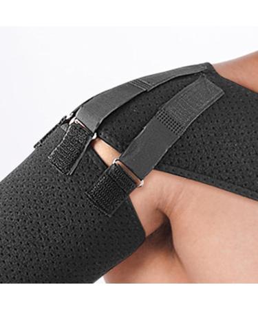 Erhigher Men Women Shoulder Support Strap Brace with Anti-slip Silicone Strips Sure Here's A Product Title for Listing Adjustable Torn Rotator Cuff Pain Relief Black - Buy Online on GoSupps.com