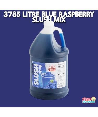 ZippySweets - Blue Raspberry Flavour Slushy Machine Syrup 1 Gallon 5:1 Concentrate for Slushie Machine Includes Bonus Mixing Guide Premium Slushie Syrup for Commercial and Home Use - Buy Online on GoSupps.com