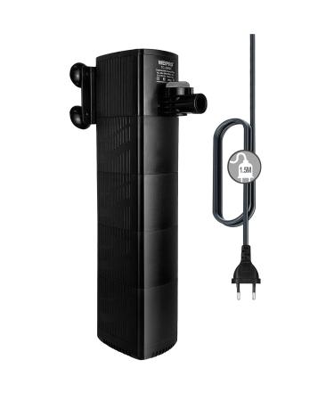 Wero aquarium Filter with 4-layer filtration strong suction power adjustable 18W aquarium pump filter suitable for aquariums of 120 270 liters TC-20000C (1100l/h)