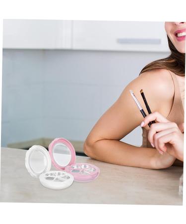  POPETPOP POPETPOP 2-Piece Set of Practical Makeup Trays for Lips and Eyeshadows Multi-Compartment Storage Boxes for Home Use - Buy Online on GoSupps.com