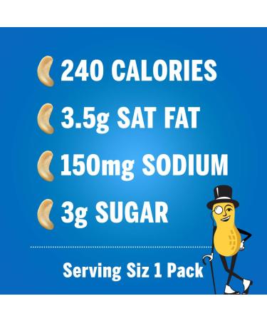 PLANTERS Salted Cashews 1.5 oz. Bags (18 Pack) - Kosher On-the-Go Snacks for Adults - Buy Online on GoSupps.com