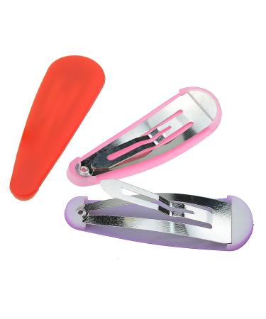 Colorful Plastic Hair Clips - 24 Pieces 5.1 cm | International Shipping Available - Buy Online on GoSupps.com