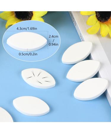 Buy MIDELONG Lash Sponges - Eye-Shaped Disposable Makeup Sponge for Eyelash Extensions - 10 Pack for Beginners | International Shipping Available - Buy Online on GoSupps.com