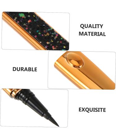 Mipcase Self Adhesive Mascara Black Eyeliner Pen Eyeshadow Pencil No Blooming Eyeliner Liquid Eyeliner Matte 1 count (Pack of 1) Colorful - Buy Online on GoSupps.com