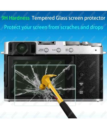 ULBTER Tempered Glass Screen Protector for Fujifilm X-E4 X100V Camera + Hot Shoe Cover | 3Pack, 0.3mm 9H Hardness, Anti-Scratch & Anti-Bubble Technology - Buy Online on GoSupps.com
