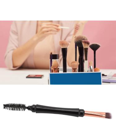 Double Ended Eyebrow Brush with with Covers Angled Brush Spiral Brow Brush Portable Flat Head Makeup Brush Eye Shadow Brush Smudge Brush Cosmetic Brush - Buy Online on GoSupps.com