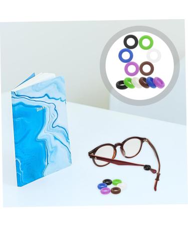 Gleavi Silicone Glasses Frame Handles - 12 Pack Slide-Resistant Colorful Accessories for Schnapps Glasses - Buy Online on GoSupps.com