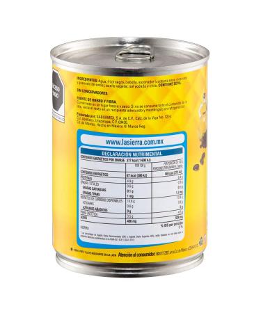 Whole Black Beans (Seasoned) 560g - Authentic Mexican Frijoles Negros Enteros LA SIERRA - International Shipping Available - Buy Online on GoSupps.com