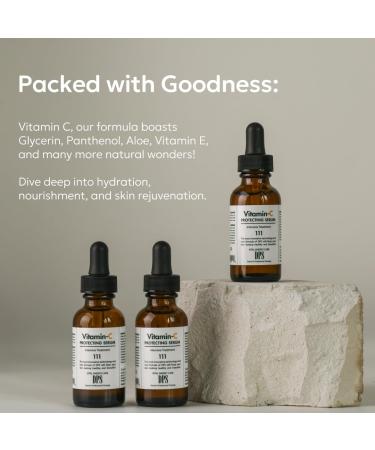 DPS Pure Advanced 25% Vitamin C Serum - High Potency Anti-Aging Face Formula with Vitamin E & Natural Antioxidants - Hydrating Skincare Made in USA - Buy Online on GoSupps.com