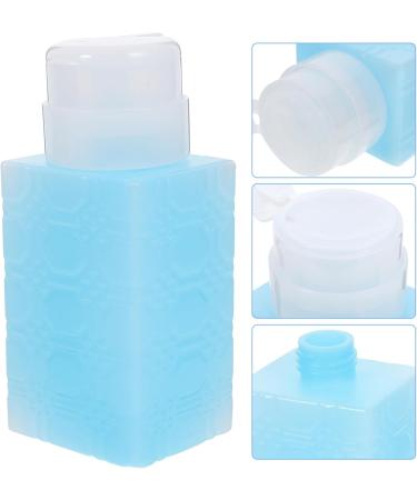 Beavorty pink nail polish nail oil alcohol nail polish remover dispenser push down pump bottle dispenser pump dispenser nail polish remover pump makeup remover container plastic travel Blue - Buy Online on GoSupps.com