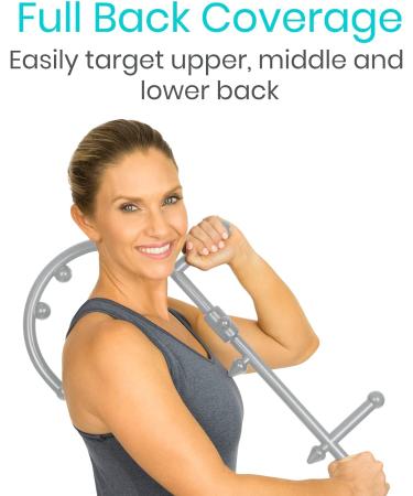 Vive Cane Massager - Self Trigger Point Acupressure Stick for Muscle Relief - Buy Online on GoSupps.com