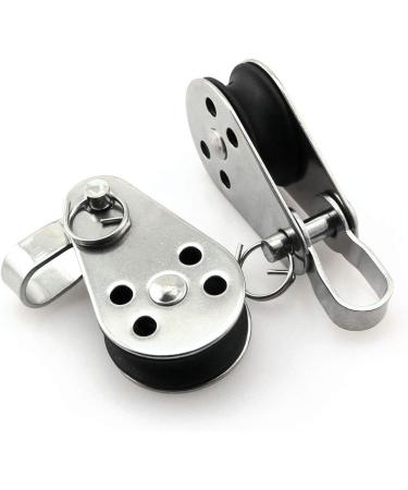 2pcs Stainless Steel Nylon Pulley Marine Pulley Blocks - Boat & Kayak Accessories - Buy Online on GoSupps.com