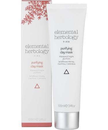 Elemental Herbology Purifying Clay Mask 100ml - Deep Cleansing Face Mask for Oily Skin - Clarifying Clay Mask to Purify and Refine - Buy Online on GoSupps.com