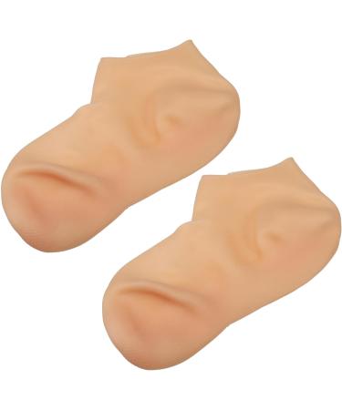 VOCOSTE 1 Pair Moisturizing Gel Socks Cracked Foot Care Protector Ankle Silicone Socks Beige L Size - Buy Online on GoSupps.com