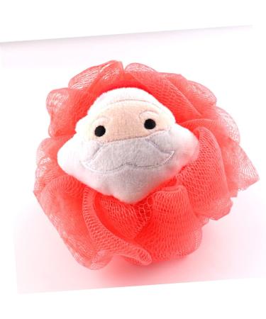NOLITOY 4pcs Bath Ball Set - Exfoliating Santa Bath Sponge & Loofah for Christmas - Perfect Bathroom Accessory - International Shipping Available - Buy Online on GoSupps.com