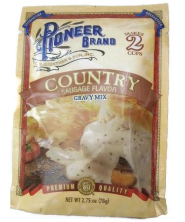 Pioneer Country Sausage Flavored Gravy Mix - 2.75 OZ - Pack of 3 Packets - Buy Online on GoSupps.com