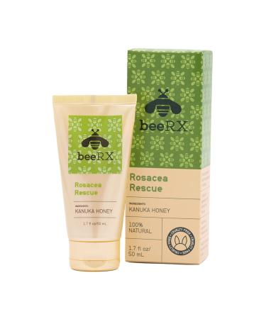 Bee Rx Rosacea Rescue With Natural Kanuka Honey - Redness Relief For Face Cream - Rosacea Treatment Moisturizer Skin Care Products