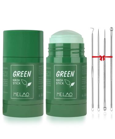 1 stucco green tea mask stick Oil Control green tea cleaning mask moisturized and controls the oil acne clearing blackhead remover (green tea)