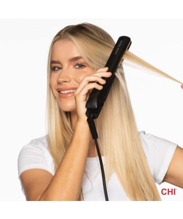 CHI Original Ceramic Hair Straightener Flat Iron | 1 Plates | Black Professional Salon Model with Heat Protection Pad - Buy Online on GoSupps.com