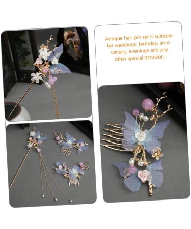 Housoutil 3 Sets Hair Comb Womens Hair Sticks Hair Accessories for Girls Antique Hair Sticks for Buns Vintage Hair Sticks Retro Hair Crystals and Gemstones Hanfu Tassel Alloy Walk Women's - Buy Online on GoSupps.com