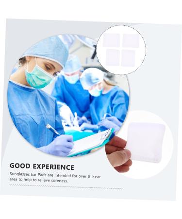Lalafina 6-Piece Mask Glasses Ear Cushion Cotton Masks & Swift FX Sunglasses Ear Pads - Comfortable 5.5x5.5cm Accessories for Optimal Support - Buy Online on GoSupps.com