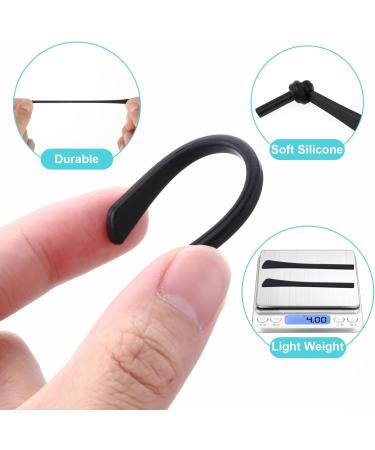 Buy Wllhyf 8 Pairs Non-Slip Glasses Arm Covers - Silicone End Tips & Ear Cushions for Comfortable Thin Metal Glasses - Buy Online on GoSupps.com