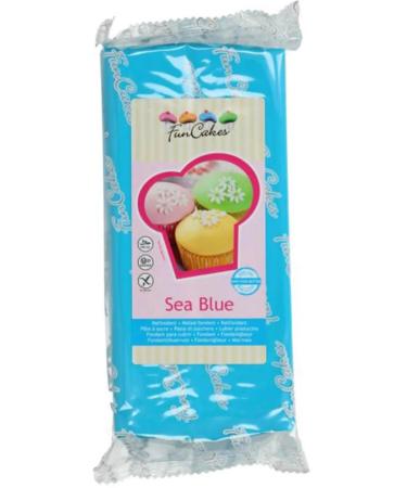 Cake decoration fondant sea blue 1 KG 1 KG sea blue