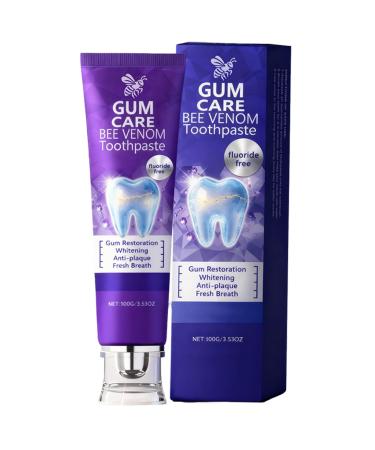 Rolimey Viocore Bee Venom Dental Treatment Toothpaste Natural Toothpastes for Teeth Whitening Toothpaste for Gum Therapy Teeth Whitening Gel Anti-Plaque (1 PCS)