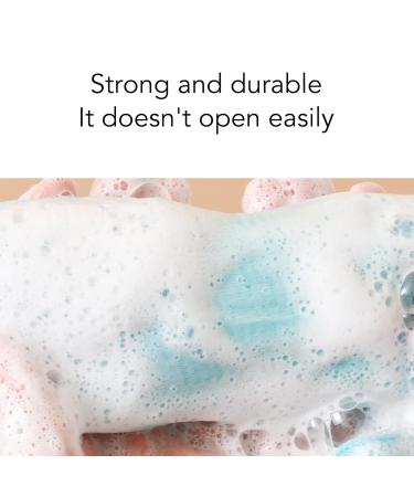 Soft Mesh Soap Bag for Shower - Exfoliating Drawstring Soap Pouch - 5pcs Body & Facial Cleaning Tool - Buy Online on GoSupps.com
