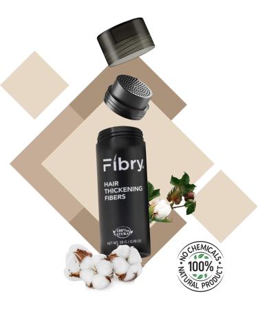 Fibry Volume powder for hair with 100 natural fibers instant hair densification or fine hair instant remedy against thinning and baldness 28 g gray gray - Buy Online on GoSupps.com