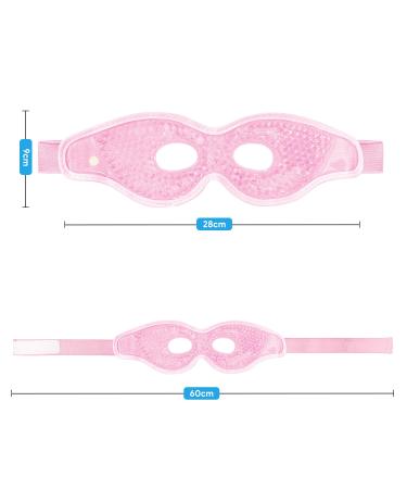 Clundoo Cooling Eye Mask - Reusable Gel Eye Mask for Dark Circles Swollen Eyes & Fatigue Relief | A-Rosa - Buy Online on GoSupps.com