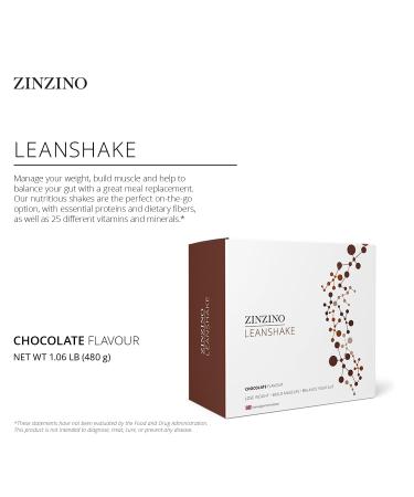 Zinzino - LeanShake Chocolate Whey Protein Powder Portion Packs Supports Muscle Building Gut Health and Healthy Body Balance - 16 x 30g - Buy Online on GoSupps.com