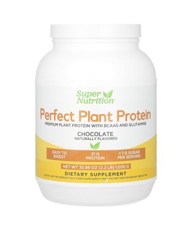 Super Nutrition Perfect Plant Protein Chocolate 2.2 lbs (1 020 g)