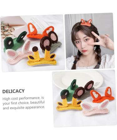 FRCOLOR 3 Sets of 6 Knitted Duckbill Hair Clips Hair Clips Hair Clip for Girls Dart Disc Children's Hair Pin Hair Clip Tiara Headdress for Children Hair Clips Frog - Buy Online on GoSupps.com