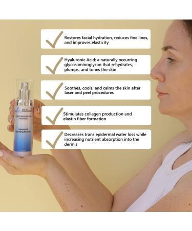Advanced Hydrating Booster: Hyaluronic Acid Face Serum for Anti-Aging Brightening & Restoring Hydration - 1.8 Oz - Buy Online on GoSupps.com