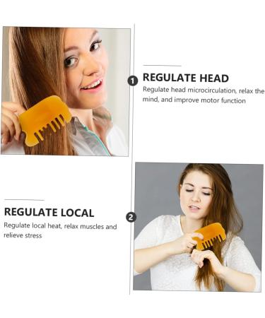 Frcolor 2-in-1 Kamm Scratching Massage Tools | Gua Sha Board & Jade Acupuncture Device for Relaxation | International Shipping Available - Buy Online on GoSupps.com