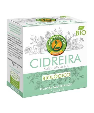 Cem Porcento - Melissa/Lemon balm (Melissa officinalis L.) BIO - 8 x 10 teabags (total: 80 teabags)