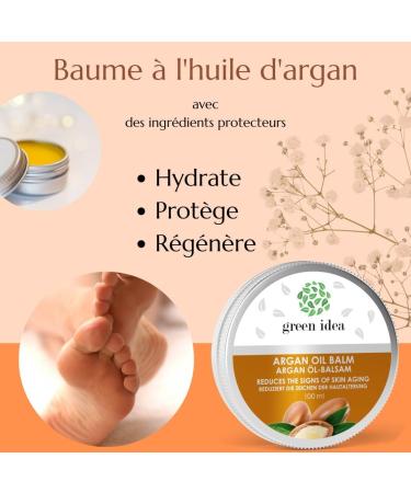 Green idea - Hand Cream 100 ML - ARGAN OIL Shea Butter Sweet Almond Oil - For Mature Skin For Dry Skin - Soft Healthy Skin - Buy Online on GoSupps.com