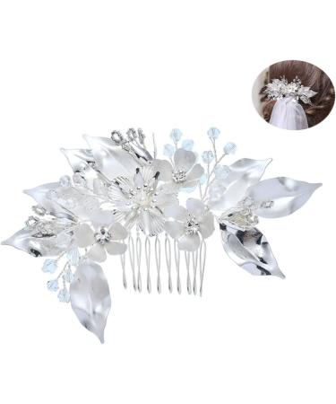 Ipetboom Bridal Tiara Wedding Tiara Bridal Veil Combs Barrettes for Girls Rhinestone Comb Crystals Decor Retro Decor Comb for Bridal Girl Clips Festival Rhinestones Bride Bride Tiara - Buy Online on GoSupps.com