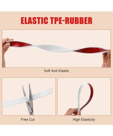flintronic 3m*12mm U-Shape Flexible Furniture Edge Banding Baby Safty Baby Edge Protector Self Adhesive TPE Wood Edging Tape DIY Furniture Edge Trim for Table Cabinet Furniture Restoration White 3m*12mm - Buy Online on GoSupps.com