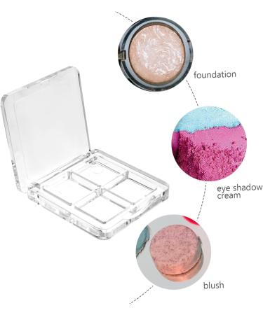 WOONEKY 2pcs Empty Eyeshadow Palette Empty Palette Magnetic Eyeshadow Palette Empty Small Women Blendable - Buy Online on GoSupps.com