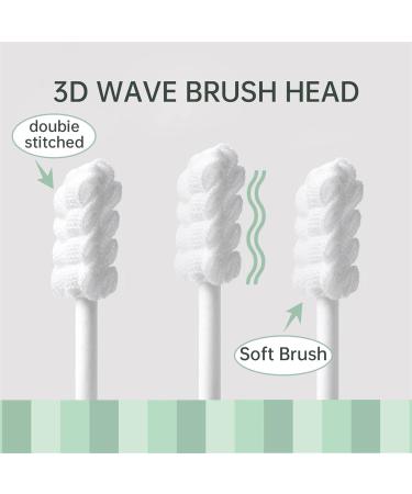 Baby Oral Cleaner Set - 60 Flexible Finger Toothbrush & Tongue Cleaners | Baok 102 PCS Silicone Oral Care for Infants - Buy Online on GoSupps.com