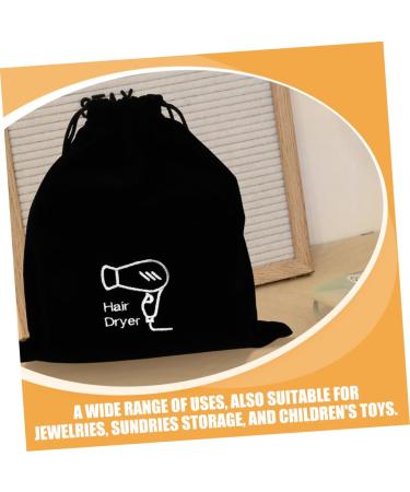 FOYTOKI Flannel Hair Dryer Bag Hair Dryer Attachments Storage Travel Bag for Hair Styling Tools Hair Tools Travel Bag Hair Dryer Bag for Traveling Hair Dryer Organizer Hair Tool Travel Bag - Buy Online on GoSupps.com